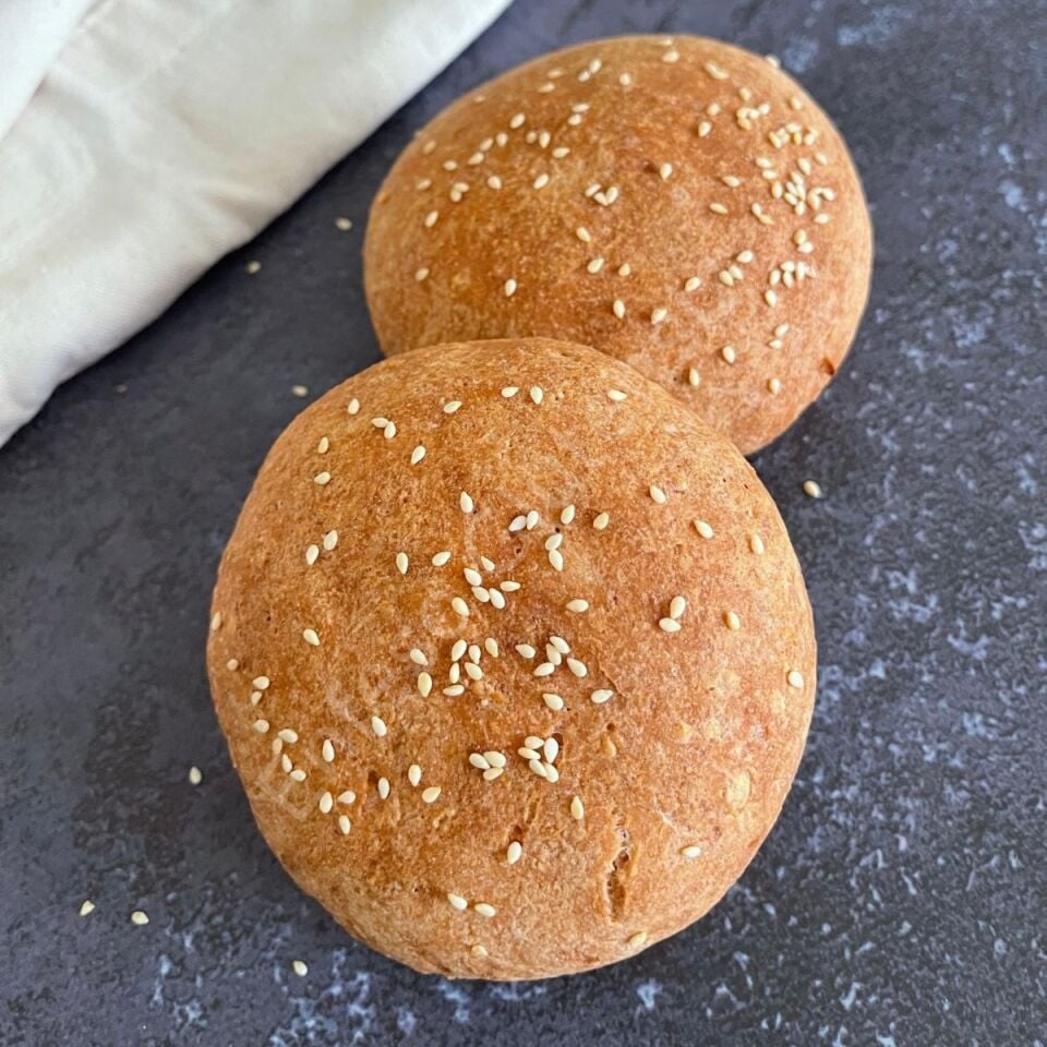 Glutensiz Vegan Burger Ekmek (2*90gr) (Glutensiz/Laktozsuz/Vegan)