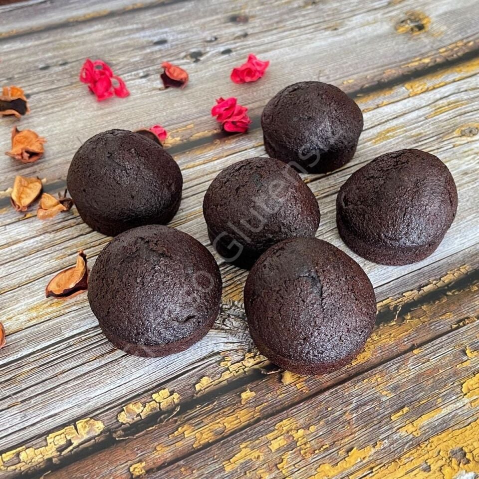 Rafine Şekersiz Kakaolu Muffin(6*35gr) (Glutensiz/Laktozsuz)