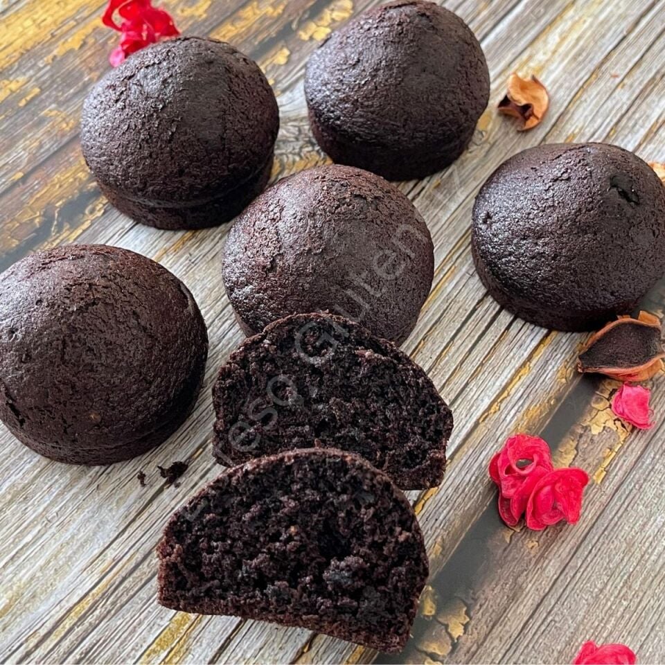 Rafine Şekersiz Kakaolu Muffin(6*45gr) (Glutensiz/Laktozsuz)