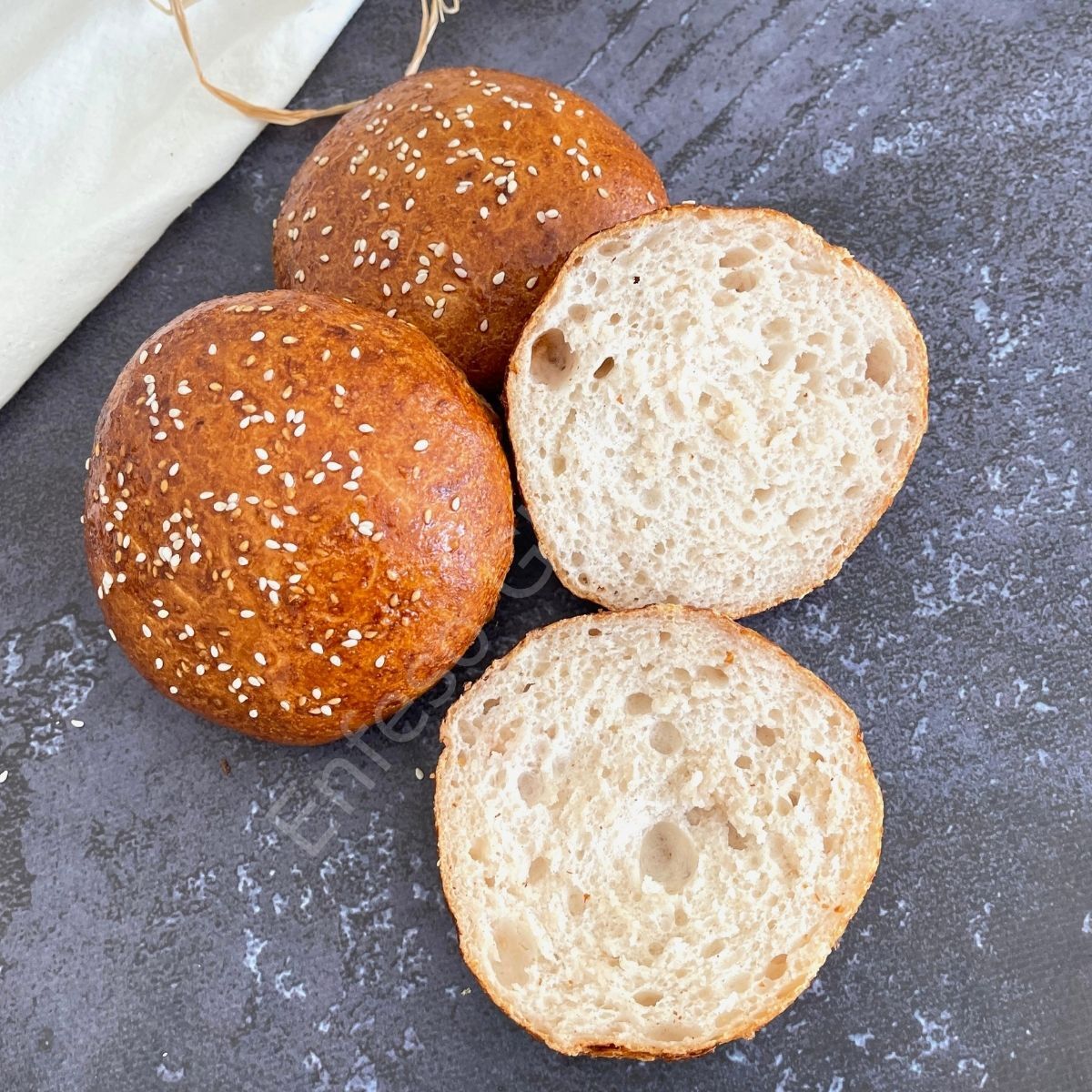 Glutensiz Klasik Burger Ekmek (2*90gr) (Glutensiz/Laktozsuz)