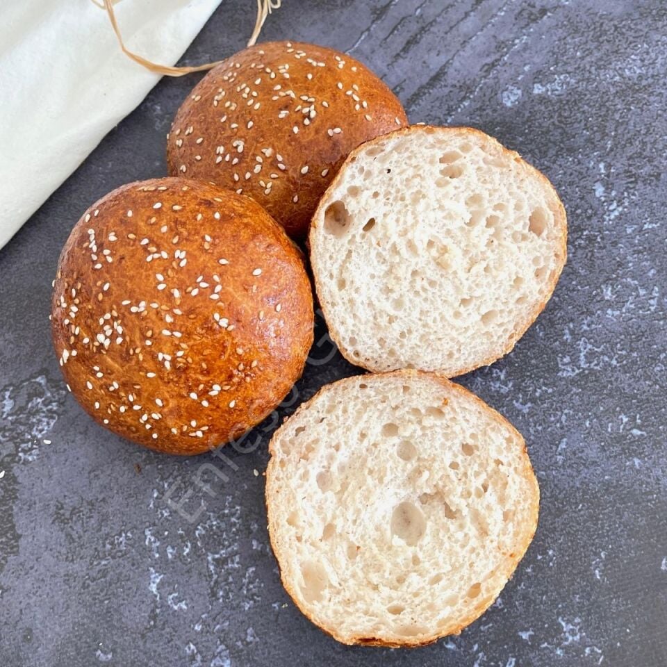 Glutensiz Klasik Burger Ekmek (2*90gr) (Glutensiz/Laktozsuz)