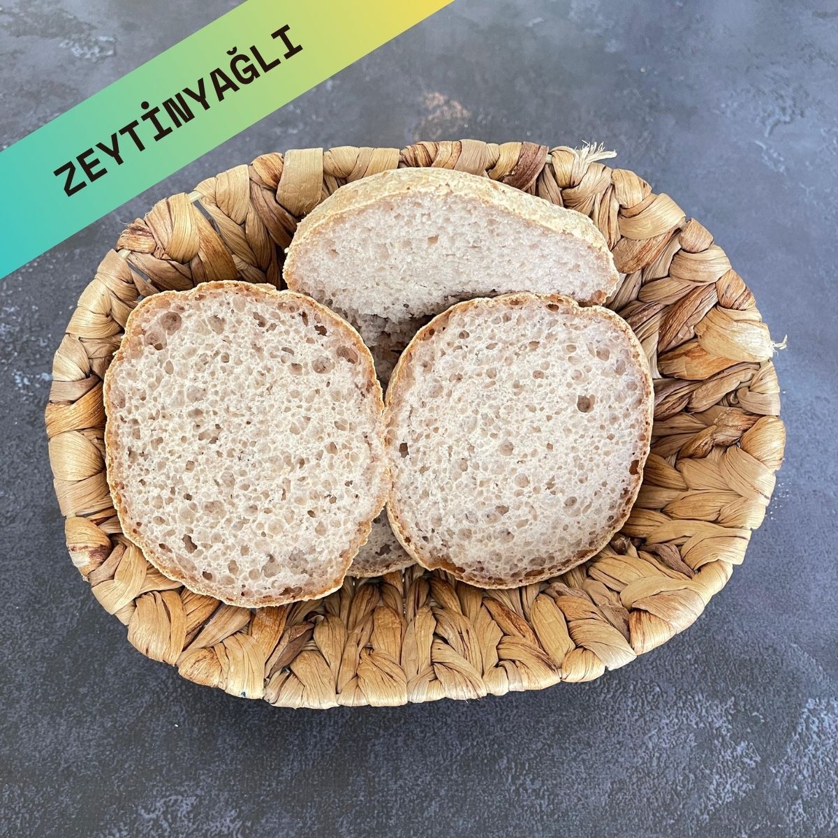 Z.yağlı Ç.Karabuğdaylı Ciabatta (2*100gr)(Glutensiz/Laktozsuz/Vegan)